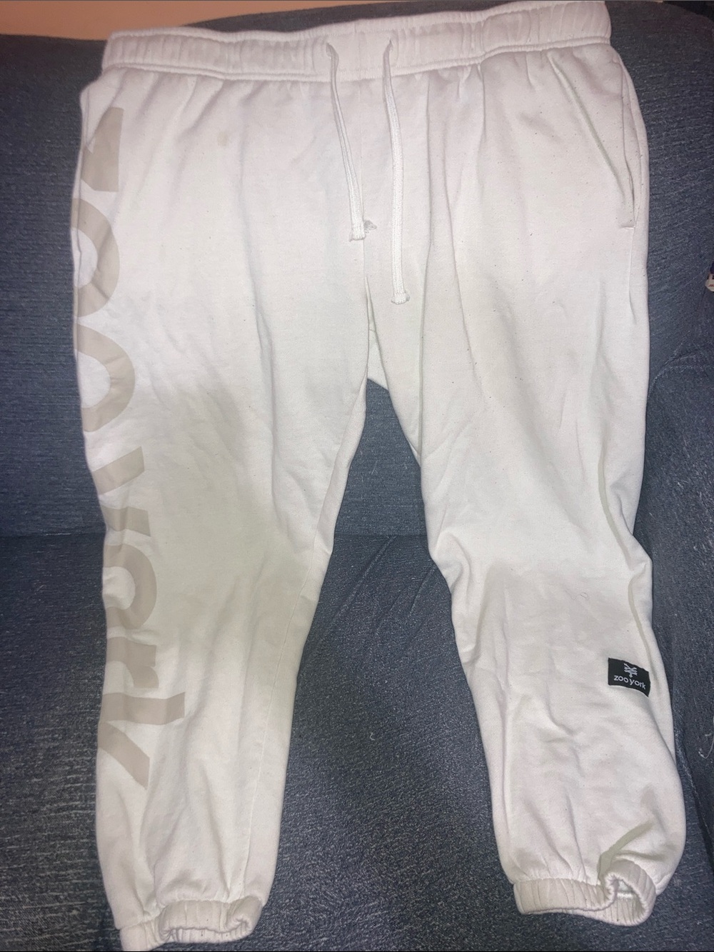 Zoo York White Logo Sweat Joggers for men